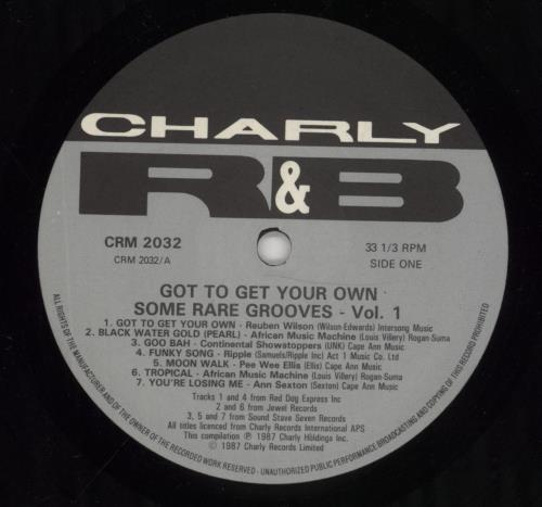 Various-Soul & Funk Got To Get Your Own - Some Rare Grooves Volume 1 vinyl LP album (LP record) UK SJFLPGO653722