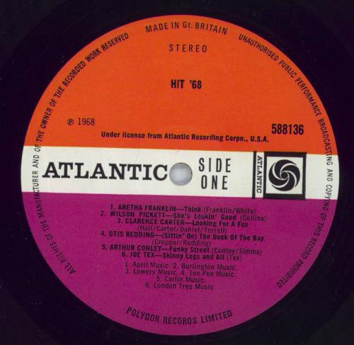 Various-Soul & Funk Hit 68 vinyl LP album (LP record) UK SJFLPHI827299