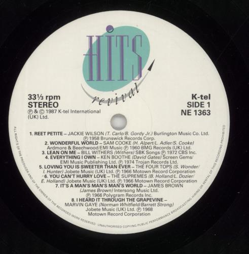 Various-Soul & Funk Hits Revival vinyl LP album (LP record) UK SJFLPHI492025