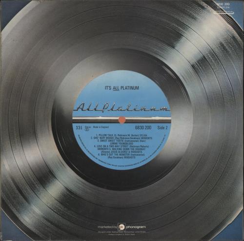 Various-Soul & Funk It's All Platinum vinyl LP album (LP record) UK SJFLPIT293903