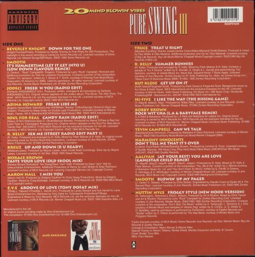 Various-Soul & Funk Pure Swing III vinyl LP album (LP record) UK SJFLPPU861318