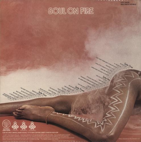 Various-Soul & Funk Soul On Fire 2-LP vinyl record set (Double LP Album) UK SJF2LSO866783