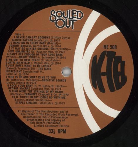Various-Soul & Funk Souled Out - Laminated vinyl LP album (LP record) UK SJFLPSO293908