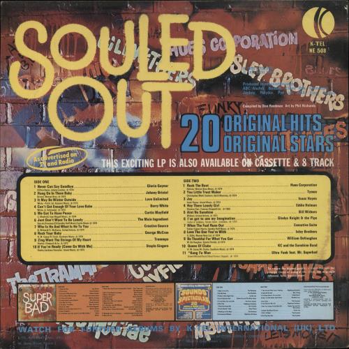 Various-Soul & Funk Souled Out - Laminated vinyl LP album (LP record) UK SJFLPSO293908