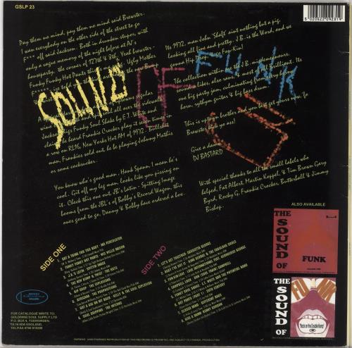 Various-Soul & Funk Sound Of Funk Vol. 3 vinyl LP album (LP record) UK SJFLPSO722166