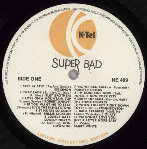 Various-Soul & Funk Super Bad vinyl LP album (LP record) UK SJFLPSU460680