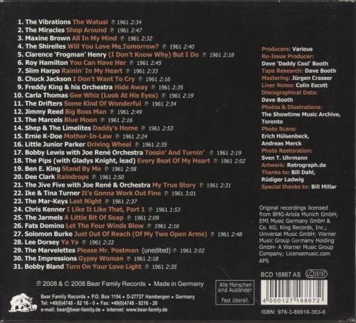 Various-Soul & Funk Sweet Soul Music 1961 - 31 Scorching Classics From 1961 CD album (CDLP) German SJFCDSW863107