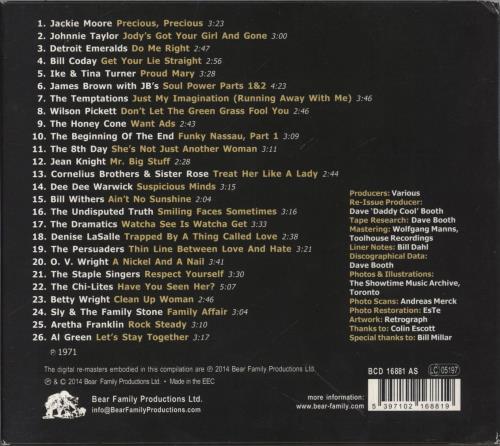 Various-Soul & Funk Sweet Soul Music 1971 - 26 Scorching Classics From 1971 CD album (CDLP) German SJFCDSW863093