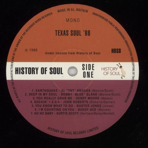 Various-Soul & Funk Texas Soul '66 vinyl LP album (LP record) UK SJFLPTE866606