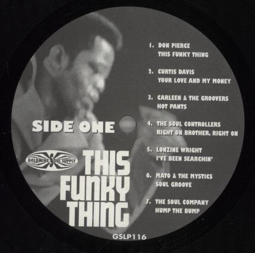 Various-Soul & Funk This Funky Thing: An Extremely Rare 70's Collection vinyl LP album (LP record) UK SJFLPTH877722
