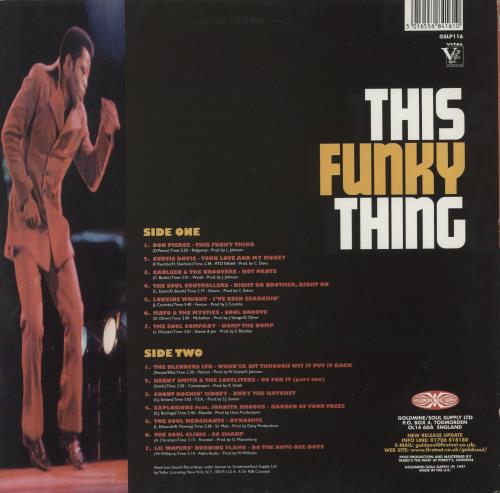 Various-Soul & Funk This Funky Thing: An Extremely Rare 70's Collection vinyl LP album (LP record) UK SJFLPTH877722