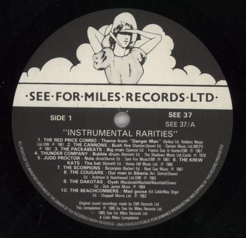 Various-Surf & Instrumental 20 Classic Instrumental Rarities vinyl LP album (LP record) UK VGWLPCL648915