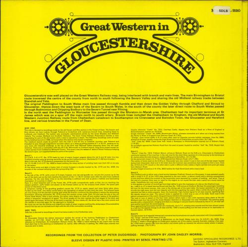 Various-Trains Great Western In Gloucestershire vinyl LP album (LP record) UK V-TLPGR791518