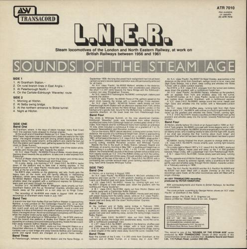 Various-Trains L.N.E.R. vinyl LP album (LP record) UK V-TLPLN863779
