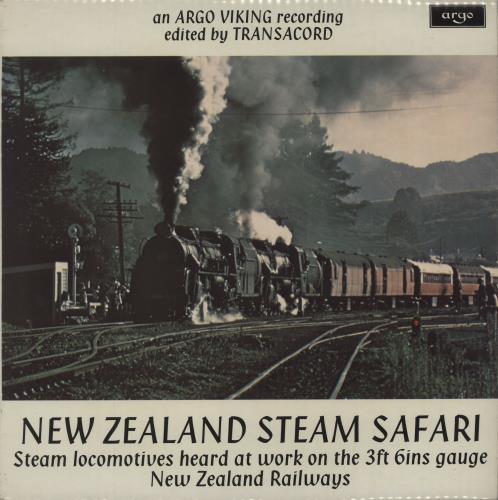 Various-Trains New Zealand Steam Safari vinyl LP album (LP record) UK V-TLPNE684238
