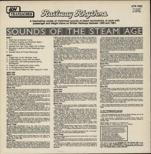 Various-Trains Railway Rhythms vinyl LP album (LP record) UK V-TLPRA863786