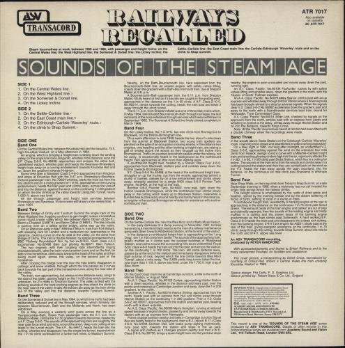 Various-Trains Railways Recalled vinyl LP album (LP record) UK V-TLPRA863783