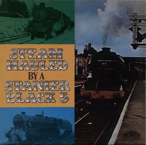 Various-Trains Steam Hauled By A Stanier Black 5 vinyl LP album (LP record) UK V-TLPST583003