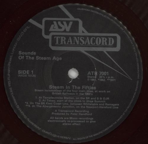 Various-Trains Steam In The Fifties vinyl LP album (LP record) UK V-TLPST863782