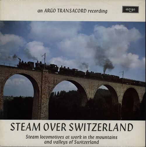 Various-Trains Steam Over Switzerland vinyl LP album (LP record) UK V-TLPST583017