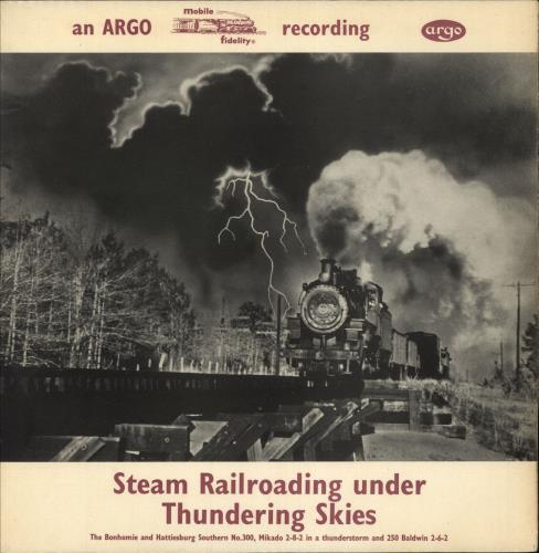 Various-Trains Steam Railroading Under Thundering Skies vinyl LP album (LP record) UK V-TLPST747457