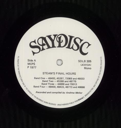 Various-Trains Steam's Final Hours vinyl LP album (LP record) UK V-TLPST863792