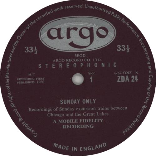 Various-Trains Sunday Only vinyl LP album (LP record) UK V-TLPSU651295