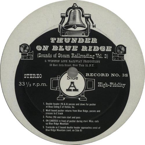 Various-Trains Thunder On Blue Ridge vinyl LP album (LP record) US V-TLPTH654870