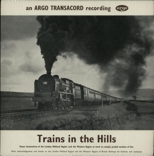 Various-Trains Trains In The Hills - 1st vinyl LP album (LP record) UK V-TLPTR651995
