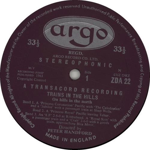 Various-Trains Trains In The Hills - 1st vinyl LP album (LP record) UK V-TLPTR651995