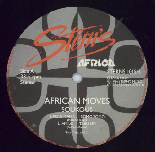 Various-World Music African Moves 2-LP vinyl record set (Double LP Album) UK VRW2LAF519693