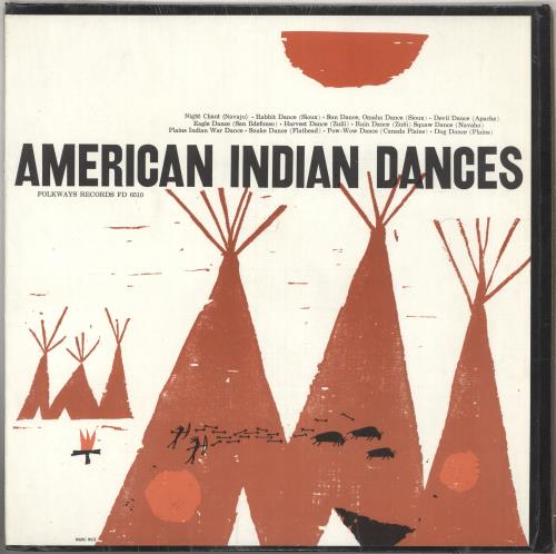 Various-World Music American Indian Dances vinyl LP album (LP record) US VRWLPAM736314