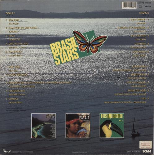Various-World Music Brasil Stars 2-LP vinyl record set (Double LP Album) French VRW2LBR885840