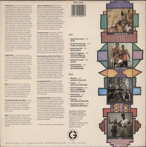 Various-World Music Homeland (A Collection Of Black South African Music) vinyl LP album (LP record) UK VRWLPHO876058