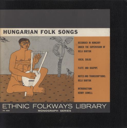 Various-World Music Hungarian Folk Songs vinyl LP album (LP record) US VRWLPHU807386