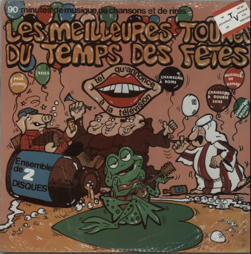 Various-World Music Les Meilleures Tounes Du Temps Des F�tes - Sealed 2-LP vinyl record set (Double LP Album) Canadian VRW2LLE605234