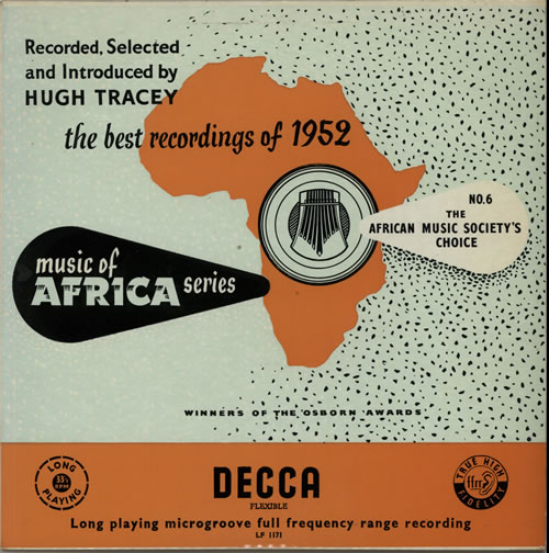 Various-World Music Music Of Africa Series No. 6 10" vinyl single (10 inch record) UK VRW10MU631467