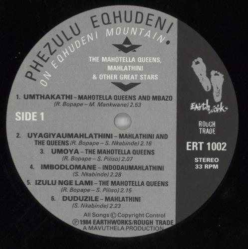 Various-World Music Phezulu Eqhudeni (On Equhudeni Mountain) vinyl LP album (LP record) UK VRWLPPH863534