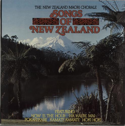 Various-World Music Songs Of New Zealand vinyl LP album (LP record) New Zealand VRWLPSO667569