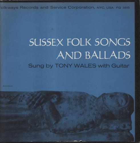 Various-World Music Sussex Folk Songs And Ballads vinyl LP album (LP record) US VRWLPSU807389