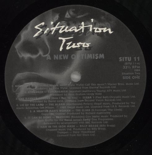 Various Artists A New Optimism vinyl LP album (LP record) UK VARLPAN885477