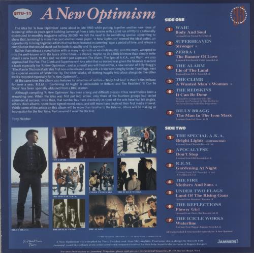 Various Artists A New Optimism vinyl LP album (LP record) UK VARLPAN885477