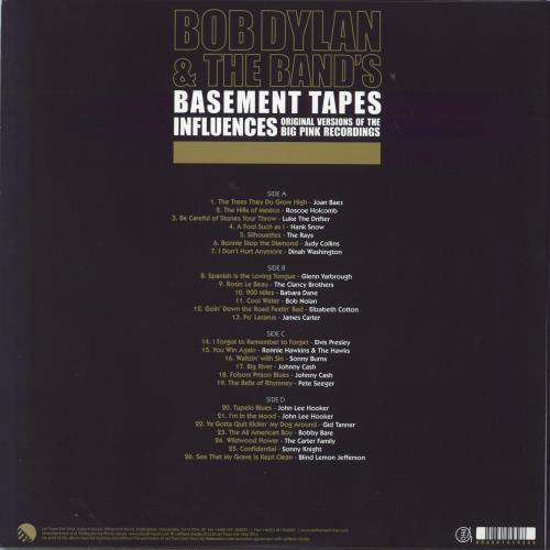Various Artists Basement Tapes & Influences 2-LP vinyl record set (Double LP Album) UK VAR2LBA793268