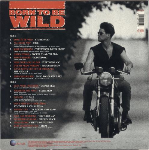Various Artists Born To Be Wild vinyl LP album (LP record) UK VARLPBO748231