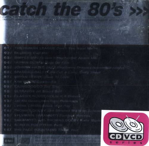 Various Artists Catch The 80's CD/VCD set 2 CD album set (Double CD) Japanese VAR2CCA557407