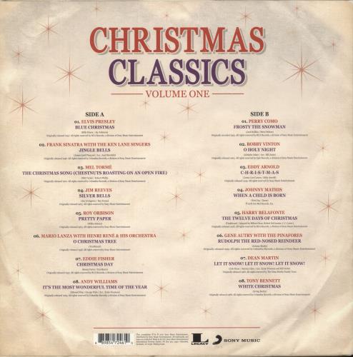 Various Artists Christmas Classics Volume One vinyl LP album (LP record) German VARLPCH890408