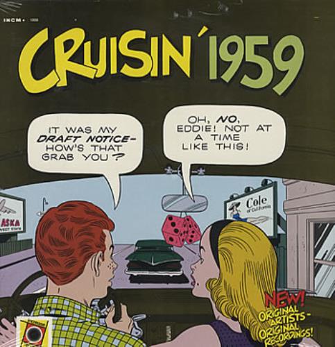 Various Artists Cruisin' 1959 vinyl LP album (LP record) US VARLPCR310826