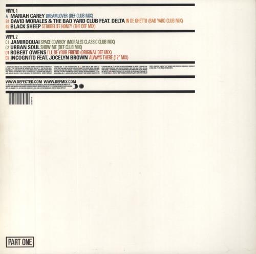 Various Artists Defected Presents Def Mix Classics (Part One) 2-LP vinyl record set (Double LP Album) UK VAR2LDE811766