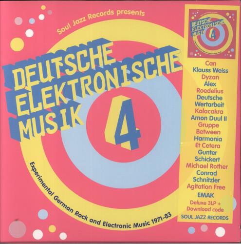 Various Artists Deutsche Elektronische Musik 4 (Experimental German Rock And Electronic Music 1971-83) 3-LP vinyl record set (Triple LP Album) UK VAR3LDE860967