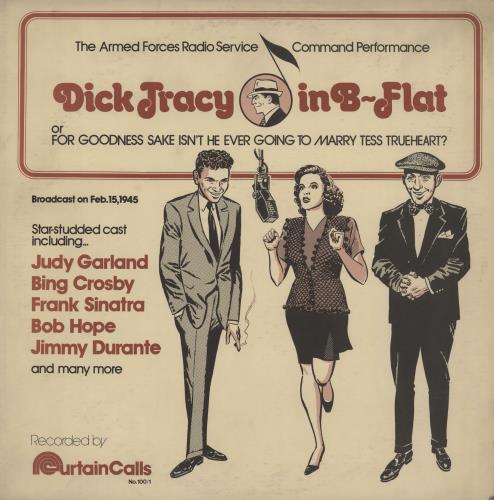 Various Artists Dick Tracy In B Flat vinyl LP album (LP record) US VARLPDI758755